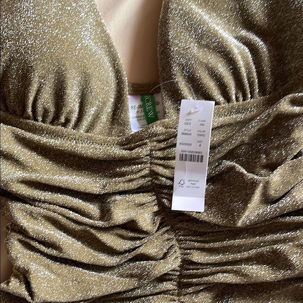 Green Glittery Dress by Reformation